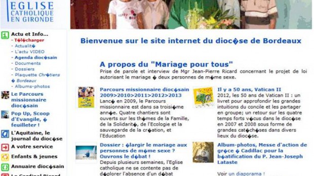 ancien site internet diocese bordeaux avant 2012