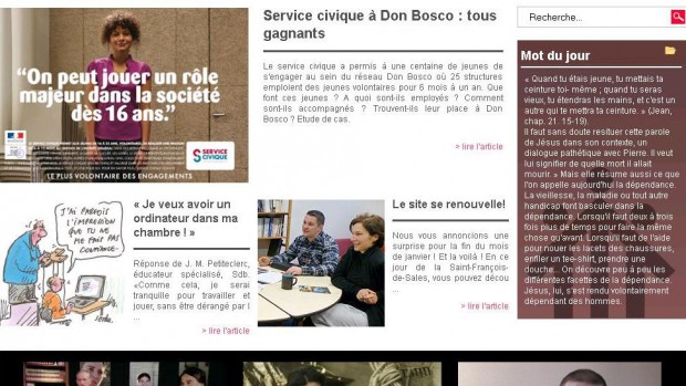 Site Internet de Don Bosco