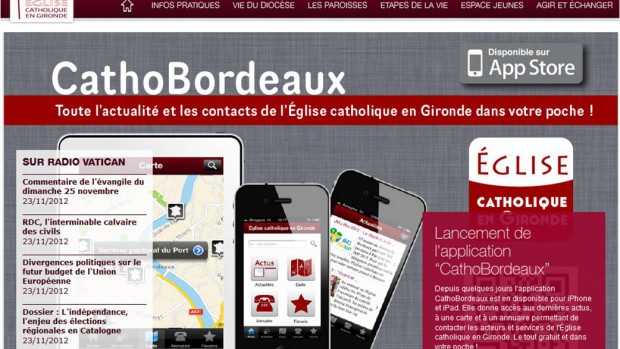 site internet diocese bordeaux novembre 2012