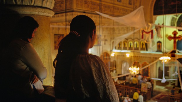 Jeunes femmes coptes en Egypte