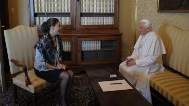 Ingrid Betancourt et Benoît XVI