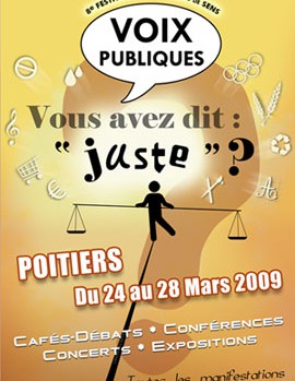 Festival voix publiques mars 2009 Poitiers