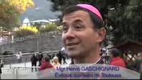 Interview d'évêques à Lourdes