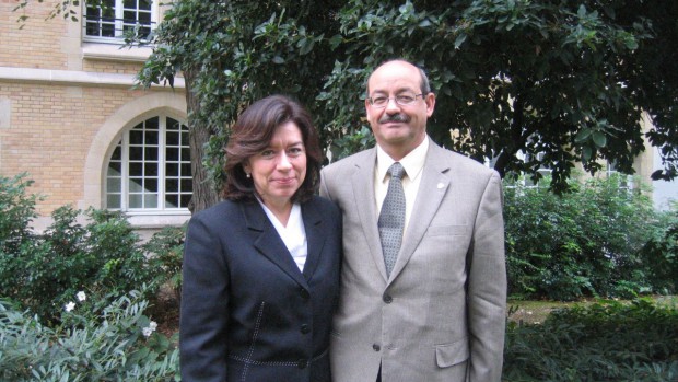 Alejandro Carbajal et sa femme Geli